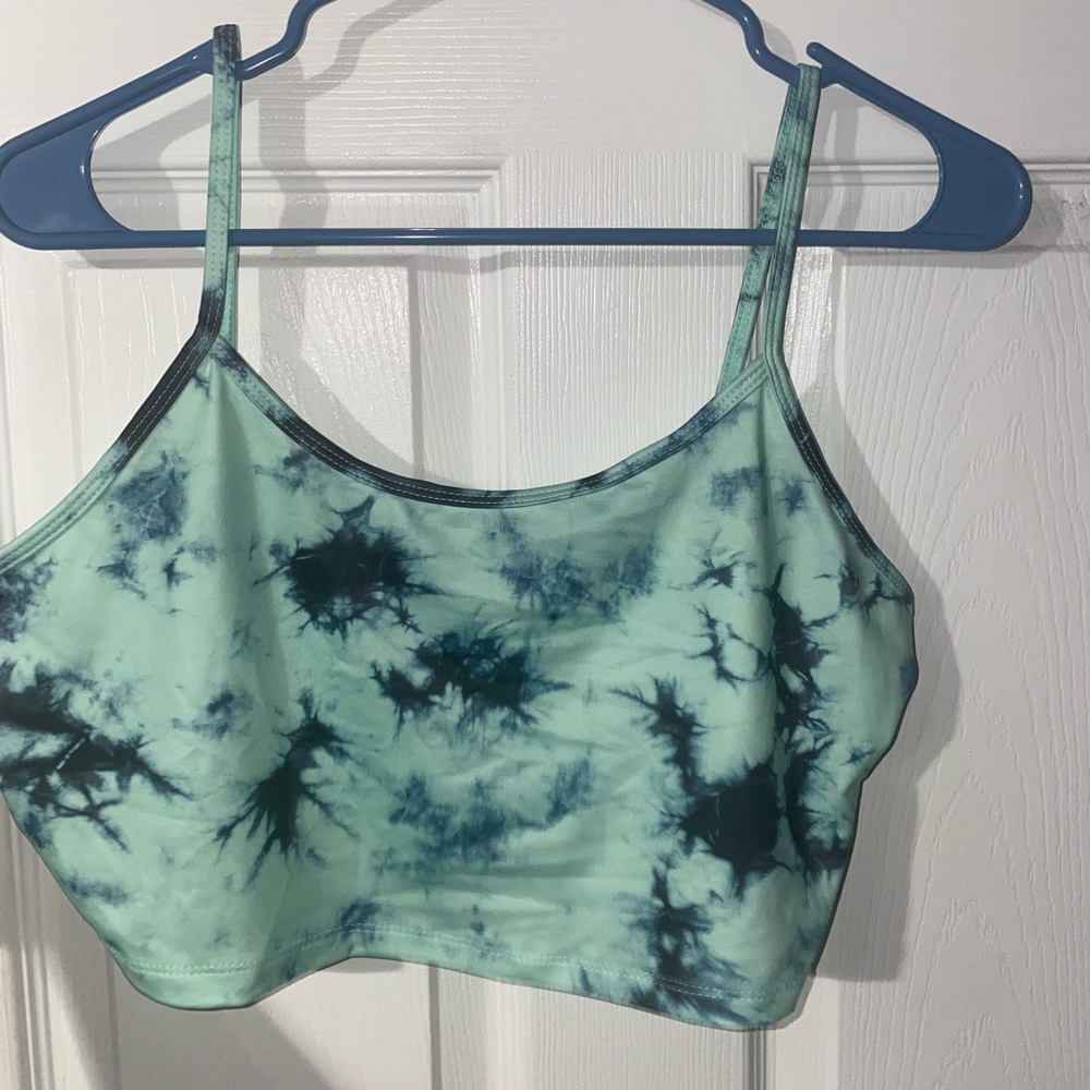 Cropped Tye Dye Tank Top